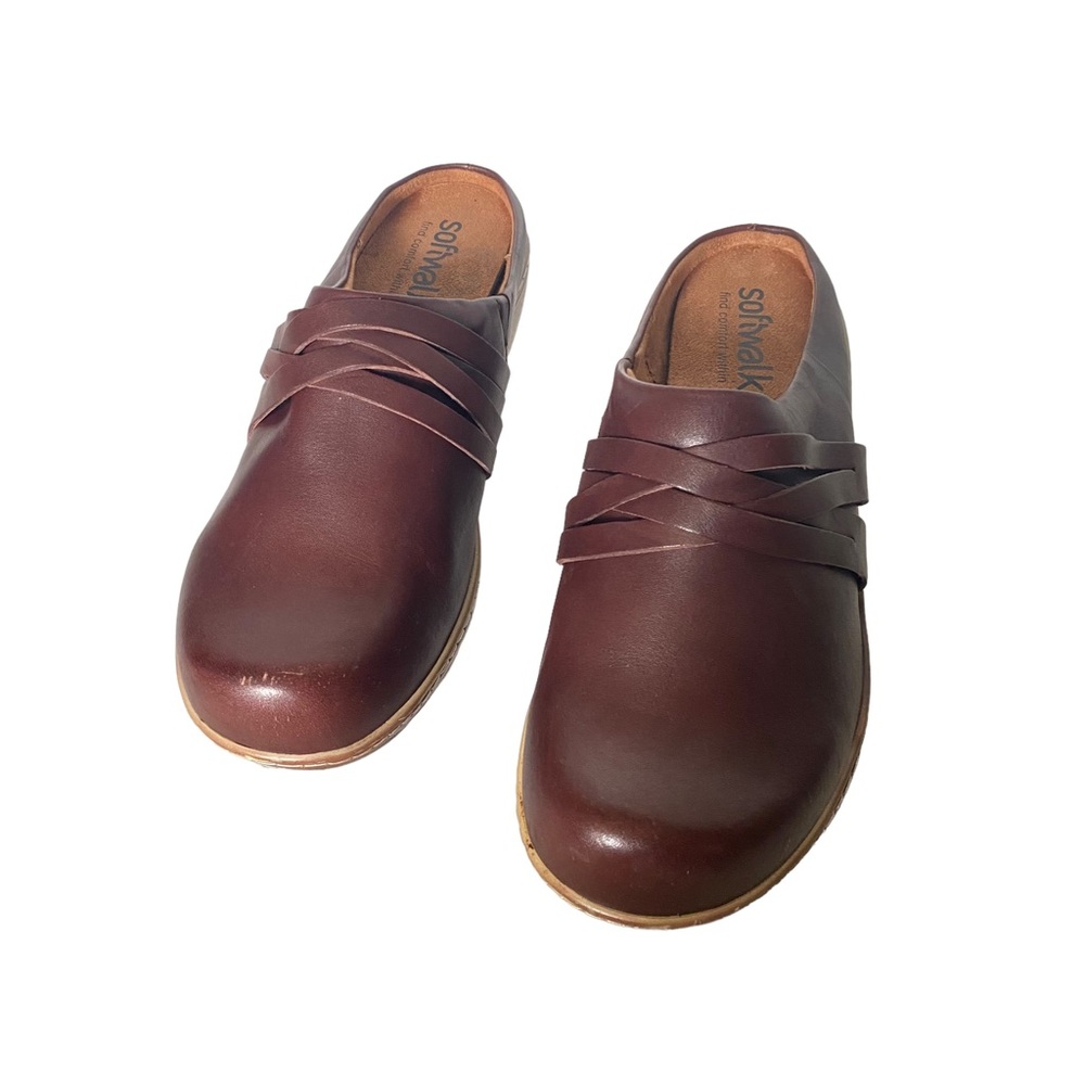 Softwalk leather clogs shoes 12 M